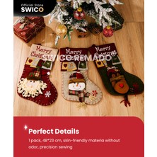 Swico Remado Yaratıcı Noel Çorap Dekorasyonu 1 Adet (Yurt Dışından)