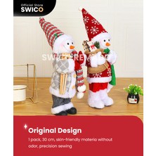 Swico Remado Yaratıcı Noel Dekorasyonu Kardan Adam 30CM (Yurt Dışından)