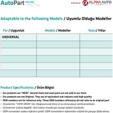 Alpha Auto Part Universal Tel Tamir Takımı