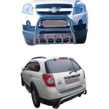 Güraks Chevrolet Captiva 2012 Öncesi Krom Ön ve Arka Tampon Koruma 2 Li Set