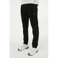 Lumberjack Basic Track Pant Siyah Erkek Eşofman Altı Pamuk Kumaşlı M-CT121 Düz Desenli