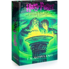 Alanç Gift Potter Kitap Görünümlü Kilitlenebilir Gizli Kasa, Rozet Seti, Cüzdan, Hediye Seti