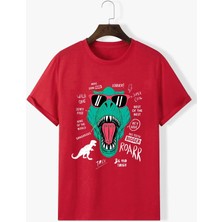 Trendypassion  T - Rex Baskılı T-Shirt