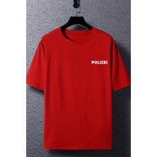 Trendypassion  Polizei Baskılı T-Shirt