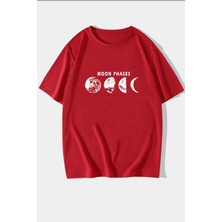 Trendypassion  Moon Phases Baskılı T-Shirt