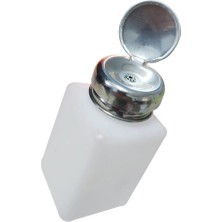Mirror 2 Adet Boş Makyaj Çıkarıcı Pres Pompalama Şişesi Sıvı Pompa Dağıtıcı 200ML Beyaz (Yurt Dışından)