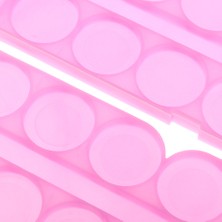 Mirror 24 Kuyu ile Seyahat Boya Tepsisi Katlanır Guaj Akrilik Pembe (Yurt Dışından)