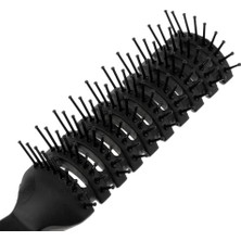 Mirror 2pcs Stil Saç Fırçası Kaburga Tarağı Anti-Statik Salon Adanmış Kıvırcık Saç Tarağı (Yurt Dışından)