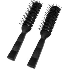 Mirror 2pcs Stil Saç Fırçası Kaburga Tarağı Anti-Statik Salon Adanmış Kıvırcık Saç Tarağı (Yurt Dışından)