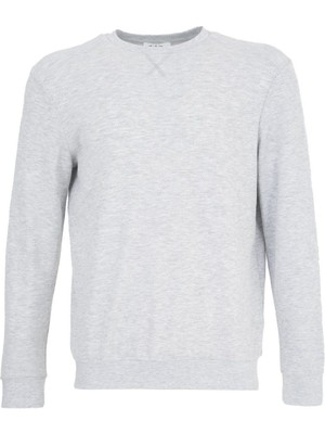 defy's Erkek Basic Sweatshirt Kar Melanj