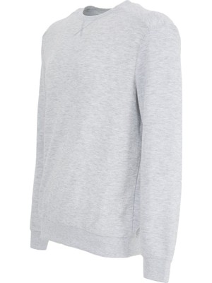 defy's Erkek Basic Sweatshirt Kar Melanj