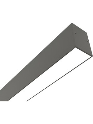 TekwaT Lineer Uzunluğu 171 Cm-Genişliği6 Cm Flicker Free (CRI >95) 3000 Kelvin Siyah Kasa