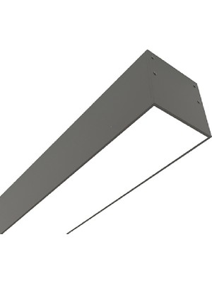 TekwaT Lineer 228 Cm UzunlukGenişlik 9 Cm Flicker Free (Crı >95)3000 Kelvin Siyah Kasa