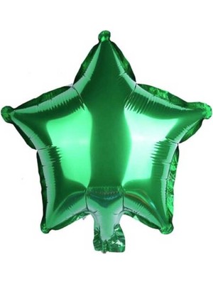 Best Parti Yıldız Şekilli Folyo Balon 45 cm Yeşil 3 Adet