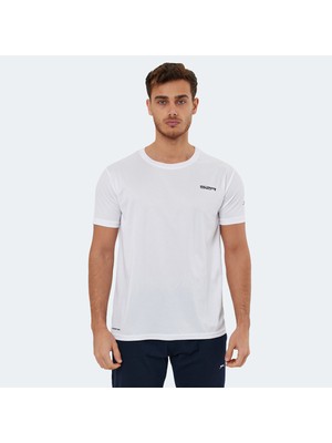 Slazenger OMAR KTN Erkek Tişört Beyaz