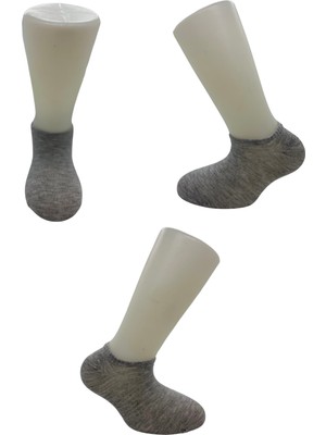 PRIENTE Bambu Soket Çorap Kokulu 3'lü Set Siyah-Beyaz-Gri