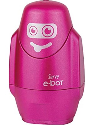 Serve E-Bot Silgili Kalemtiras Metalik Pembe Tekli