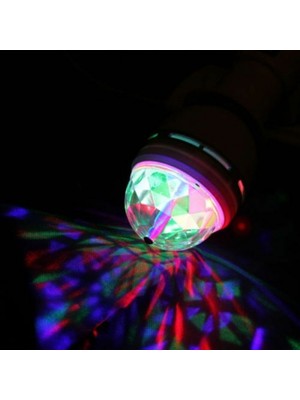 Kuzey Disco Ball LED Light Disko Işığı LED Rgb Disko Işık Topu Ampul LED Işık Dönen Disko Topu Işıklı  Top