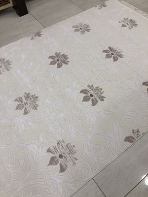 Flora Halı Ezo 0767 A 165X230 Beyaz Pudra 4 M2 Halı !