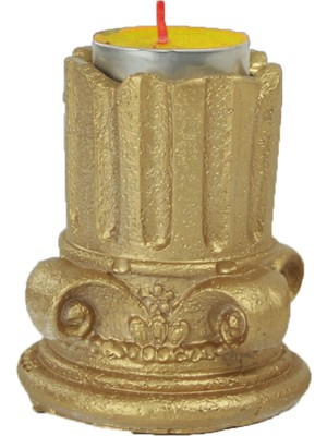 Evene Mumluk Şamdan Tealight Mum Uyumlu Tarihi Sütun Model