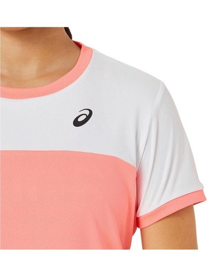 Asics Ss Top Kız Çocuk Pembe Tenis Tişört