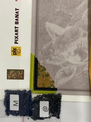 Pix Art Sanat Renkler Eşliğinde Dans Pixart Sanat Elmas Mozaik Tablo Diamond Türkiye 48*76