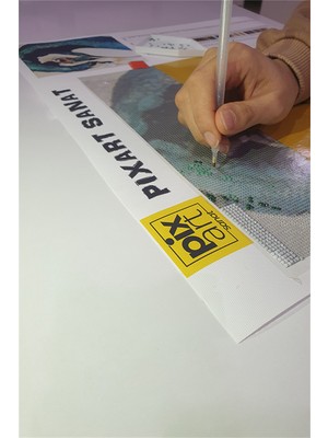 Pix Art Sanat Renkler Eşliğinde Dans Pixart Sanat Elmas Mozaik Tablo Diamond Türkiye 48*76