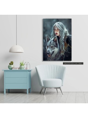 Woody City Kurt ve Ormanların Koruyucusu Cam Tablo