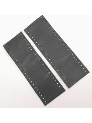 Angel Çanta Aksesuar Crazy Oil Yeşil  Deri Tutma Sapı 18X6 cm Simit Sap