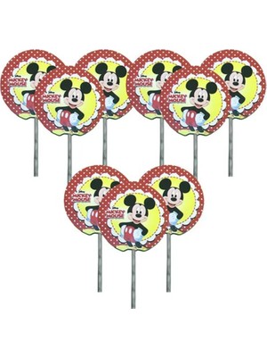 Lasagna Store Mickey Mouse Temalı Baskılı 20 Adet Kürdan