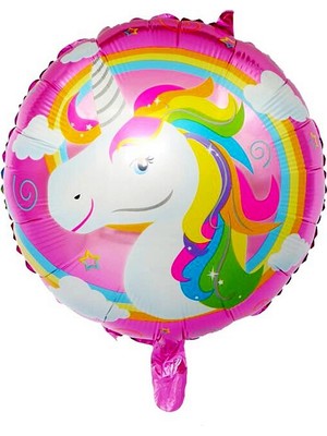 Lasagna Store Ünicorn Renkli Folyo Balon Büyük Boy