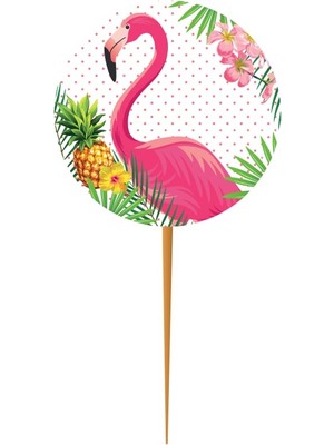 Lasagna Store Flamingo Temalı Baskılı 20 Adet Kürdan