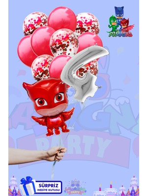 Lasagna Store Pijamaskeliler Baskılı Lüx Gümüş Folyo Seti