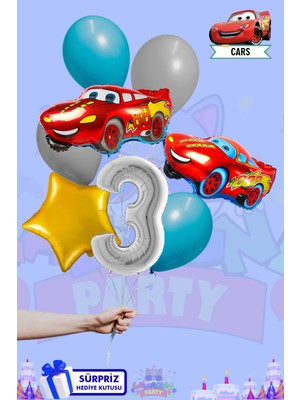 Lasagna Store Cars Arabalar Baskılı GOLD-GÜMÜŞ Lüx Folyo Seti