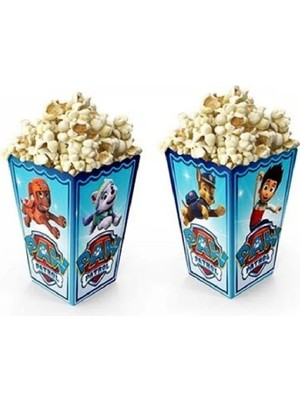 Lasagna Store Paw Petrol Temalı Baskılı 8 Kişilik Mısır Kutusu