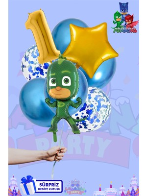 Lasagna Store Pijamaskeliler Temalı Lüx Gold Folyo Balon Seti