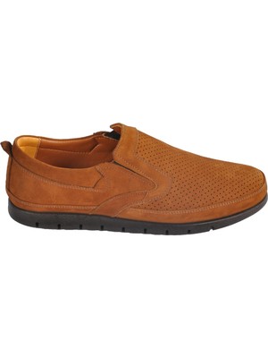 Stepica 7274 Nubuk Taba Erkek Slip On Ayakkabı