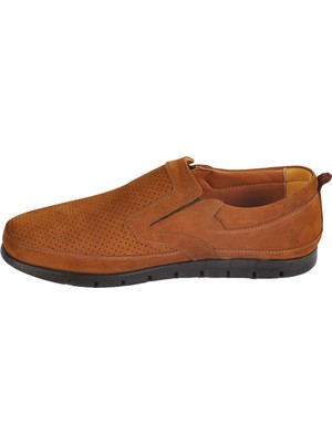 Stepica 7274 Nubuk Taba Erkek Slip On Ayakkabı