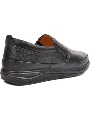 Stepica 423 Siyah Erkek Slip On Ayakkabı