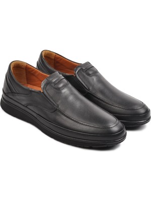 Stepica 7242 Siyah Erkek Slip On Ayakkabı