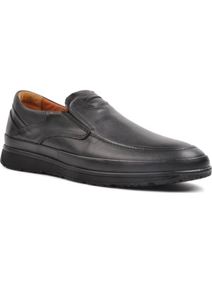 Stepica 7242 Siyah Erkek Slip On Ayakkabı