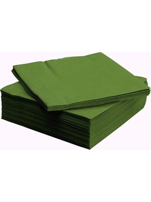 Tinky Winky Yeşil Renkli Peçete Sunumluk Dekoratif  Doğum Günü Parti Konsepti 16X16 cm