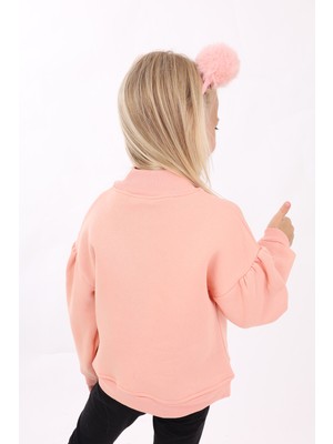 Toontoy Kids Toontoy Kız Çocuk Nakışlı Sweatshirt