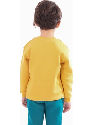 Toontoy Kids Toontoy Unisex Çocuk Baskılı Sweatshirt