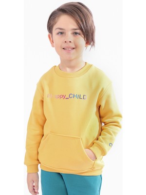 Toontoy Kids Toontoy Unisex Çocuk Baskılı Sweatshirt