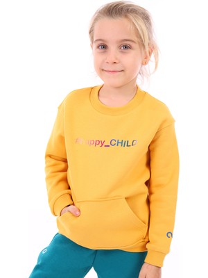 Toontoy Kids Toontoy Unisex Çocuk Baskılı Sweatshirt