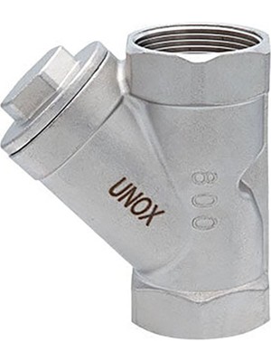 Unox Paslanmaz Y Tipi Pislik Tutucu Filtre 1/2"