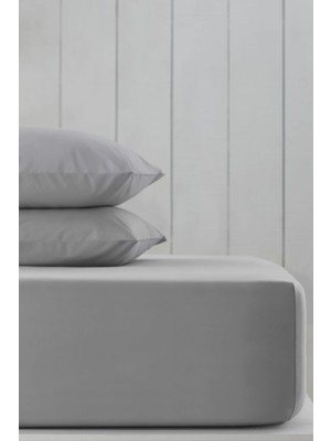 Stay Home %100 Pamuklu Çift Kişilik Lastikli Çarşaf 160X200 + 2 Yastık Kılıfı