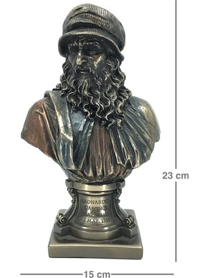 Rakun Home Leonardo Da Vinci Büst Biblo