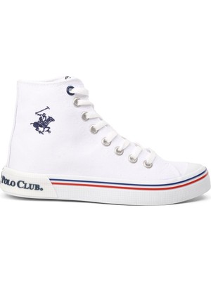 Beverly Hills Polo Club PO-42444 Beyaz Kadın Bilek Boy Sneaker